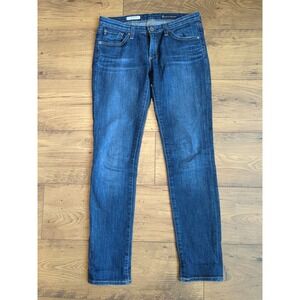 Adriano Goldschmied Womens Sz 29x28 Blue Medium Wash The Stilt Cigarette Jeans‎
